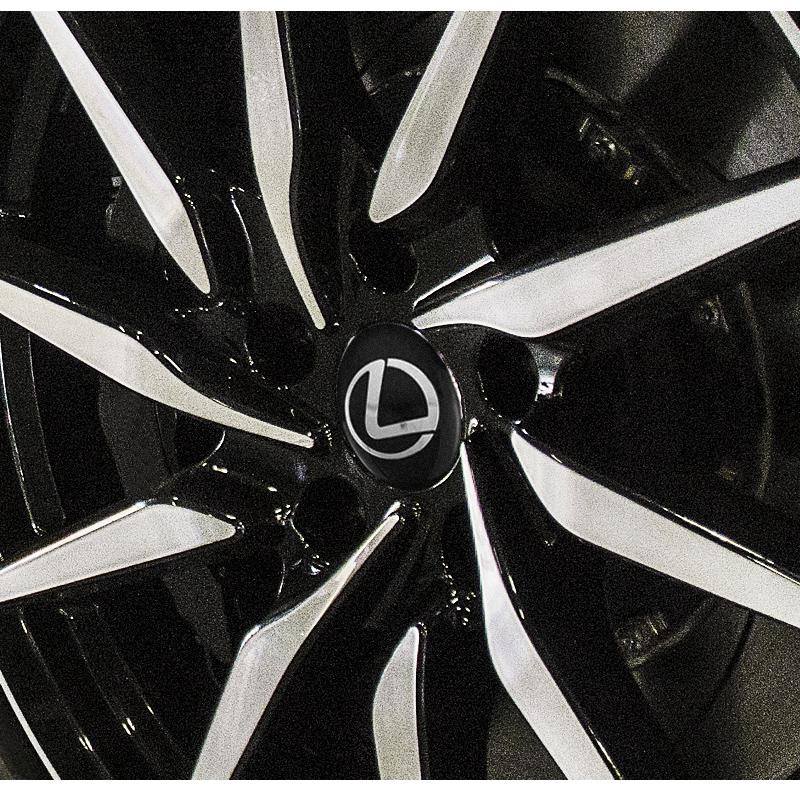 4Pcs 56MM Car Wheel Center Hub Cap Rim Cover Emblem Stickers For Lexus IS250 IS200 CT200h GS300 LS430 RX450h LX570 IS300 ES LBX