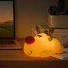Silicone Cute Rechargeable Night Light Tap To Use Dimmable Bedside Table Lamp Baby Night Light for Babies Toddlers & Children