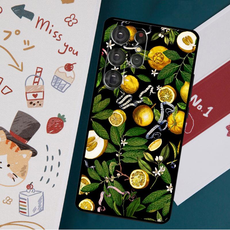 

Чехол Summer Fruit Lemon для Samsung Galaxy S23 S21 S22 Ultra Plus S20 FE Note 20 Note 10 S8 S9 S10 Plus Galaxy S21 FE