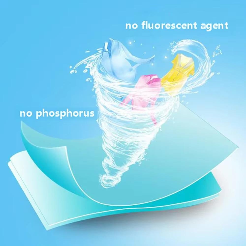 90Pcs Laundry Tablets Underwear Cleaning Soap Children's Clothing Concentrated Washing Powder Detergent for Washing Machines