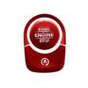 3Piece Red Aluminum Alloy Driver Start Button Sticker For Benz A CLA Class 20-24