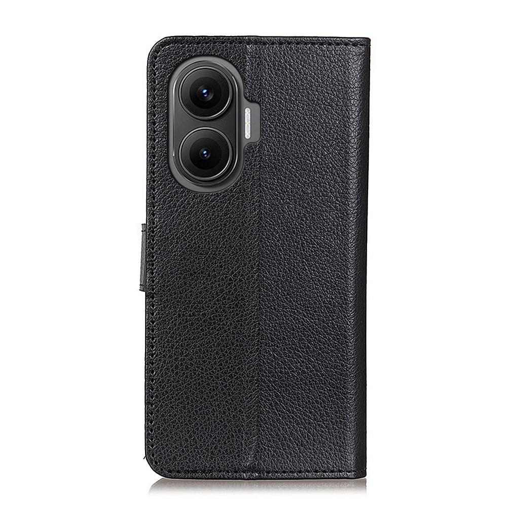 Dla Xiaomi Redmi Turbo 4 Pro 5G/Poco F7 5G Etui portfelowe PU Skórzane etui na telefon Tekstura liczi