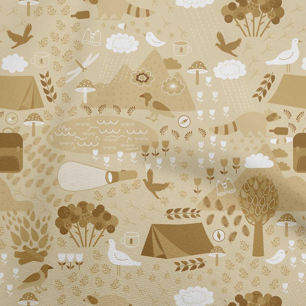 oneOone Cotton Poplin Dusty Green Fabric Kids  Dress Material Fabric Print Fabric By The Yard 42 Inch