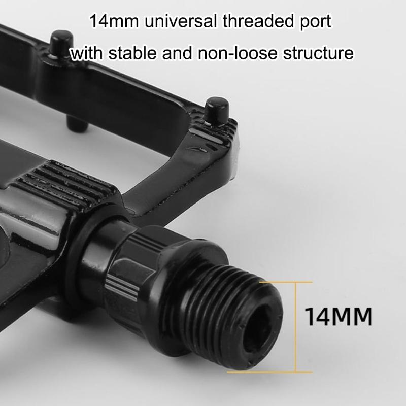 Aluminum Alloy Mountain Bicycles Pedals Wide Flat Cycling Pedals Sealed Bearing Nonslip Bicycles Pedals Enduring
