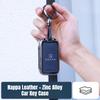 For Geely Zeekr 9X   Electric Vehicle Key Case Car Key Shell Nappa Leather Zinc Alloy Key Fob Bag Case Cover Accessories