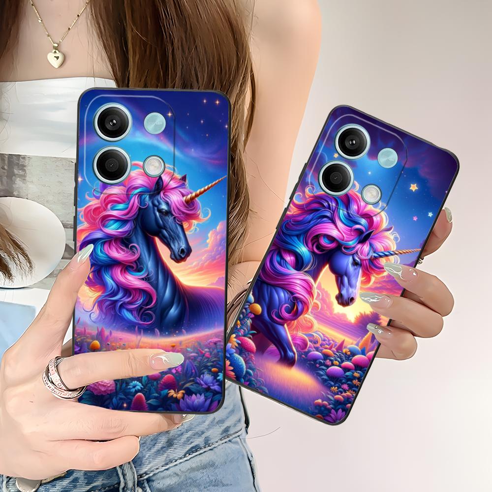 Fantasy Unicorn Mobile Phone Case for POCO F7 F6 F5 F4 F3 F2 Pro GT C75 C71 C65 C61 C40 Pro Ultra Colorful Printing Cover Cover