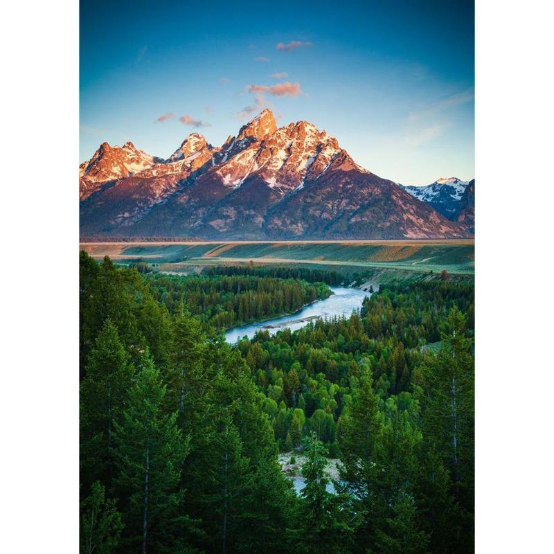 İskandinav doğal manzarası, yeşil orman, yol, dağ gölü, poster, tuval, resim, modern oturma odası için duvar sanatı,