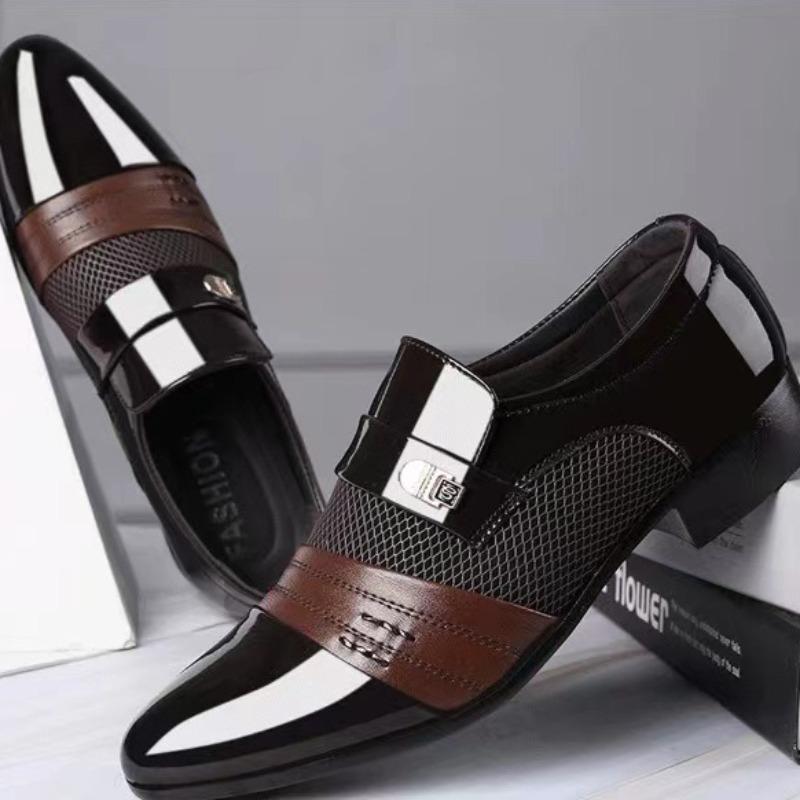 Fashion Men's Dress Shoes Classic Leather Business Shoes Fashion Casual Office Shoes for Men Oxfords Loafers Men Casual Leather Footwear