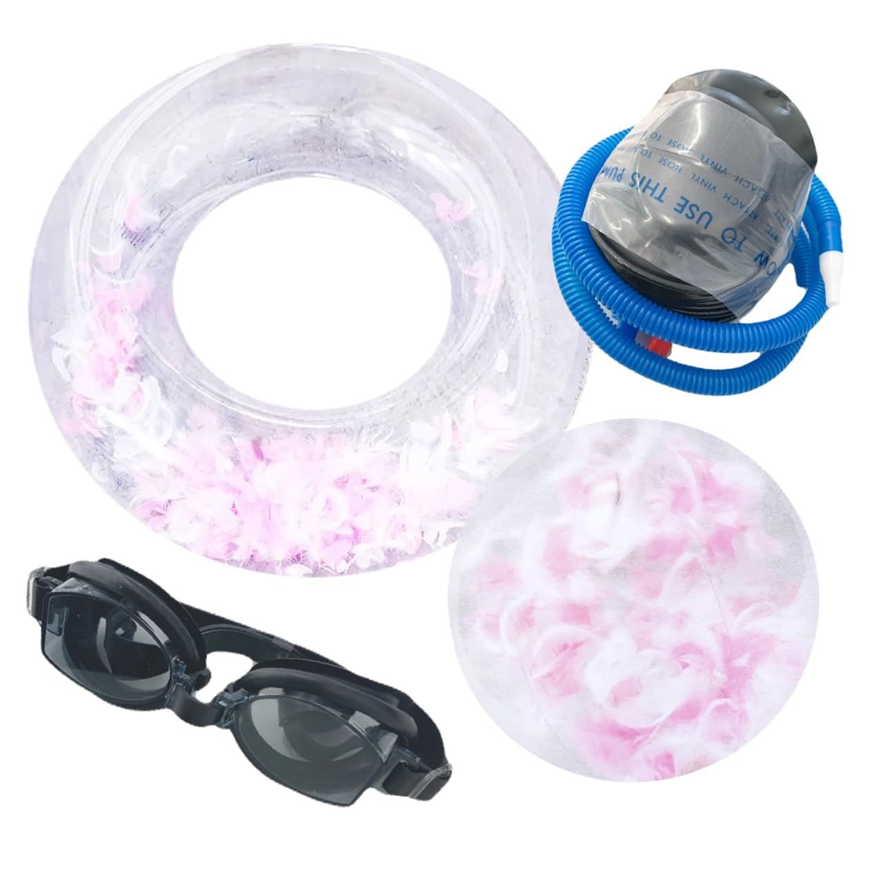 

плавательный круг с пушистым скелетом ангела, внутренний периметр 80 см, пляжный мяч с ногой ангела, под водой, ленивый, с подогревом, Летняя страна, Детские крылья, кольцо,