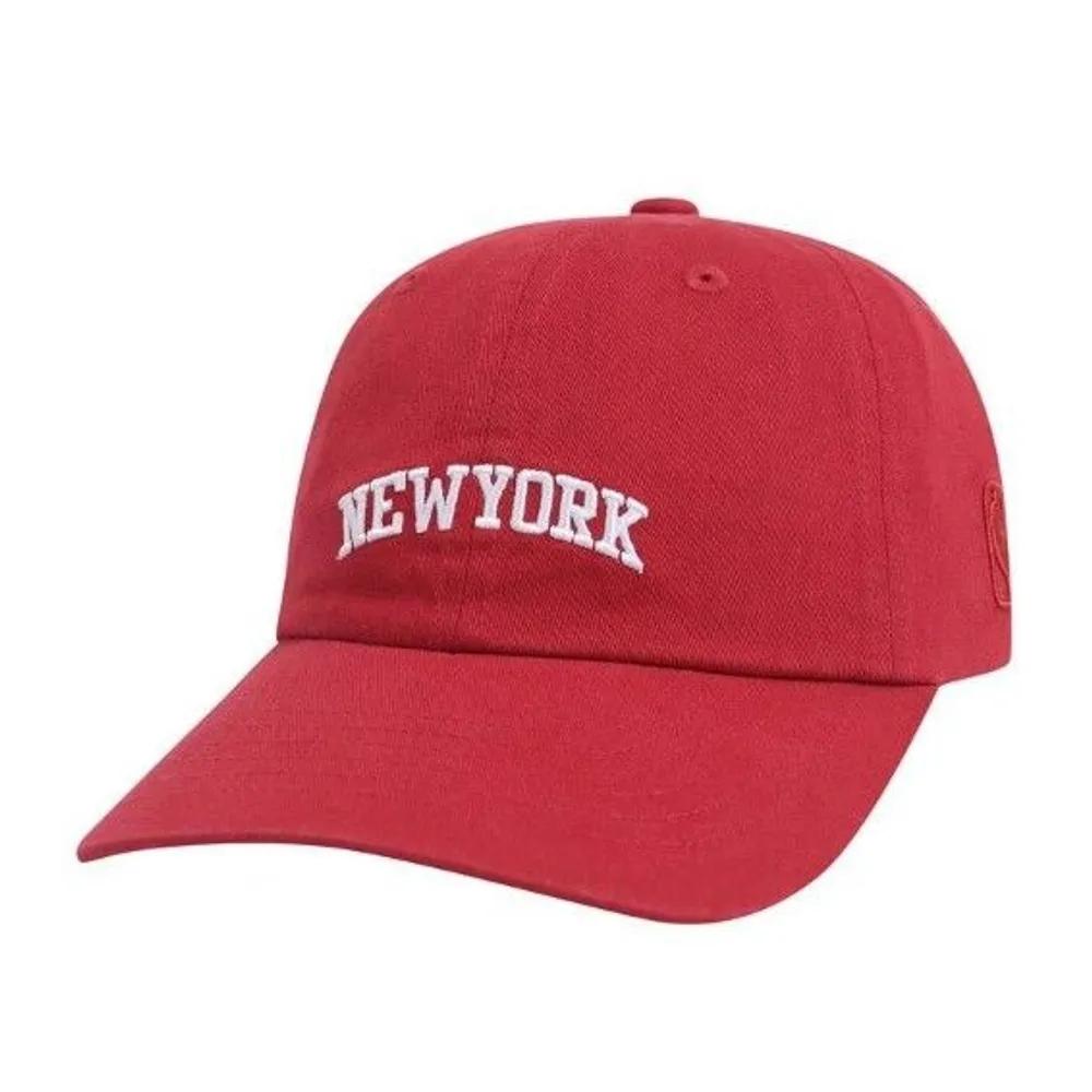 Unisex BKN City Arch Embroidered Logo Soft Ball Cap N255AP252P ivory
