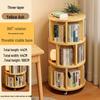360° Rotating Children's Corner Bookshelf: Floor-standing & Wall-mounted Storage Rack