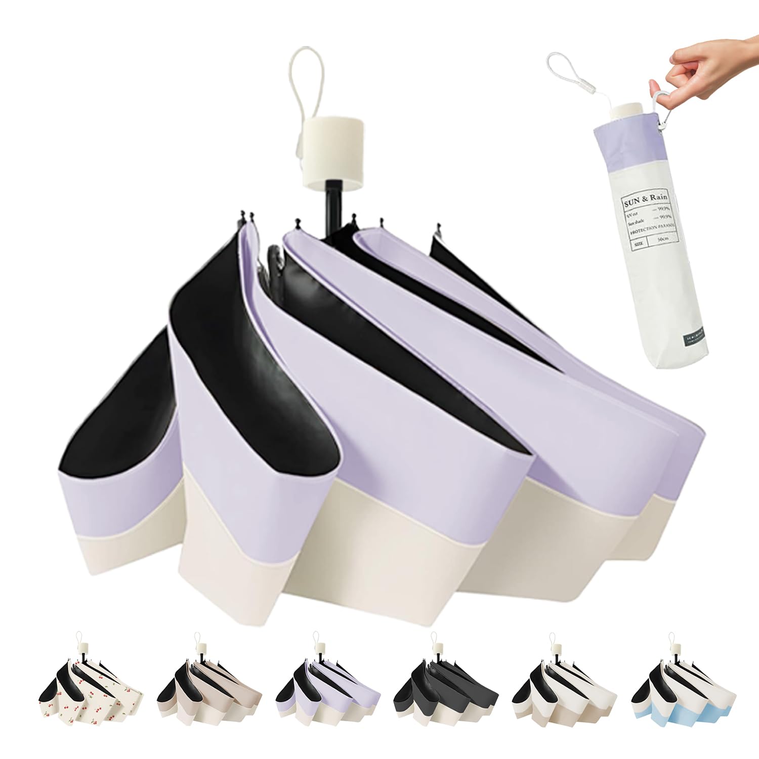 

зонт от солнца, весом примерно, измеряющий УФ Научно Полный УФ компактный складной и подходящий как для солнечной, так и для дождливой Подойдет как мужчинам, так и женщинам