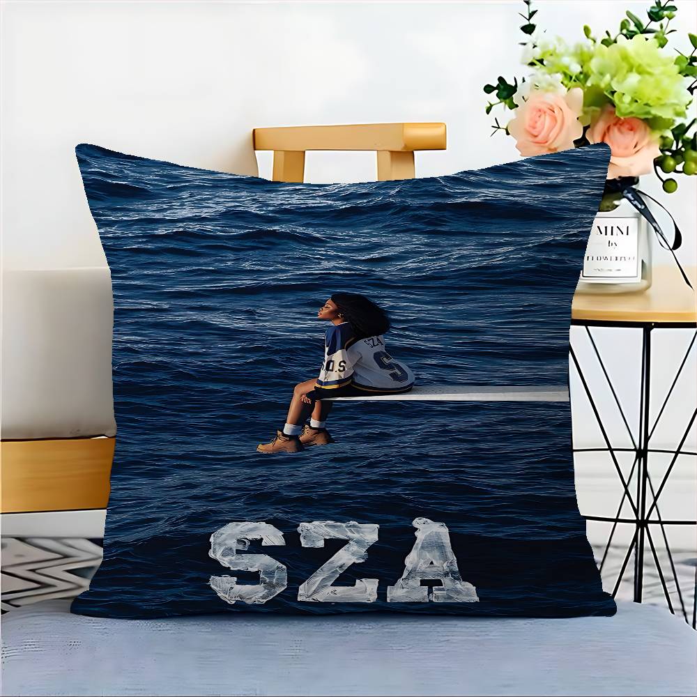 Star Singer S-Sza Pillow Cover Design Cushion Cover Decor Holiday Decorati