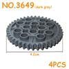 Building Blocks MOC Technical Parts Gear Axle Worm Rack Conector Bulk Bricks Assembles Particles DIY High-tech Toy for Children