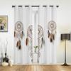 Dream Catcher Watercolor Feather Pattern Modern Window Curtains for Living Room Bedroom Curtain Blinds Drapes Door Curtains