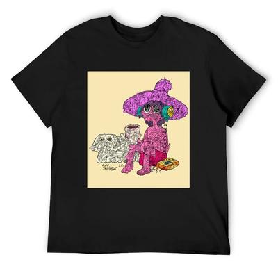 Clancy und Charlotte T-Shirt Anime Sachen Grafik-T-Shirts Ästhetische Kleidung Sommer Oberteil Schlank geschnittene T-Shirts für Herren