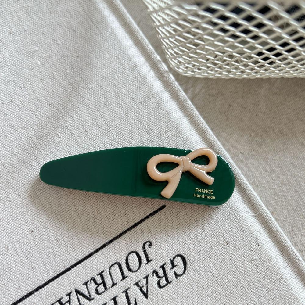 Bowknot Acetate Hairpin Acetic Acid Bangs Clips Personalized Bow Hair Clip Headwear