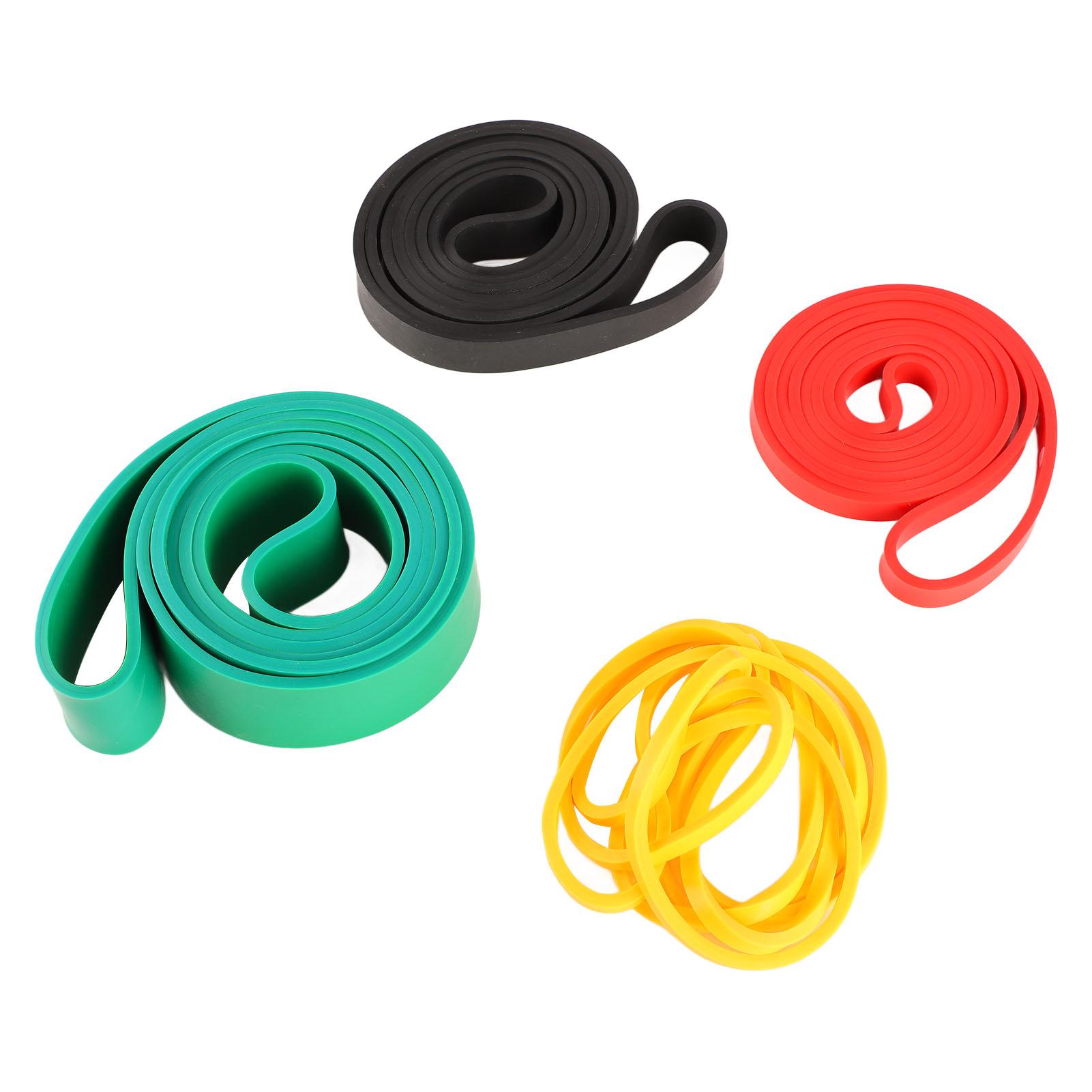 

4Pcs Exercise Workout Bands High Elastic Resistance Bands for Working Out Men Women Colorful