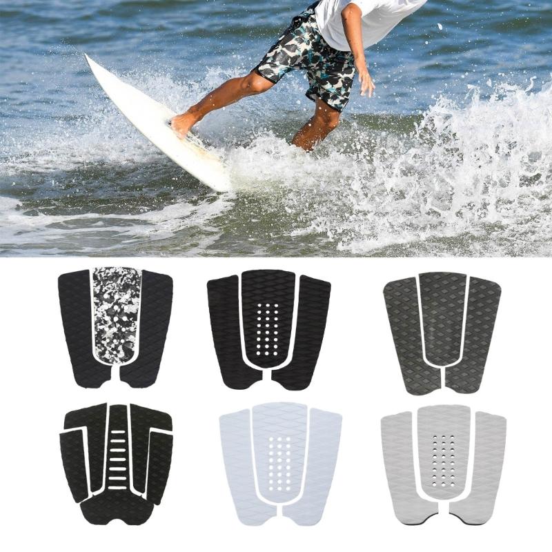 Traktionspads Surfbrett Deck Fußtraktionspad für Softboard, SUP-Board, Skimboard Professionelles Surfbrett Heckpad Set