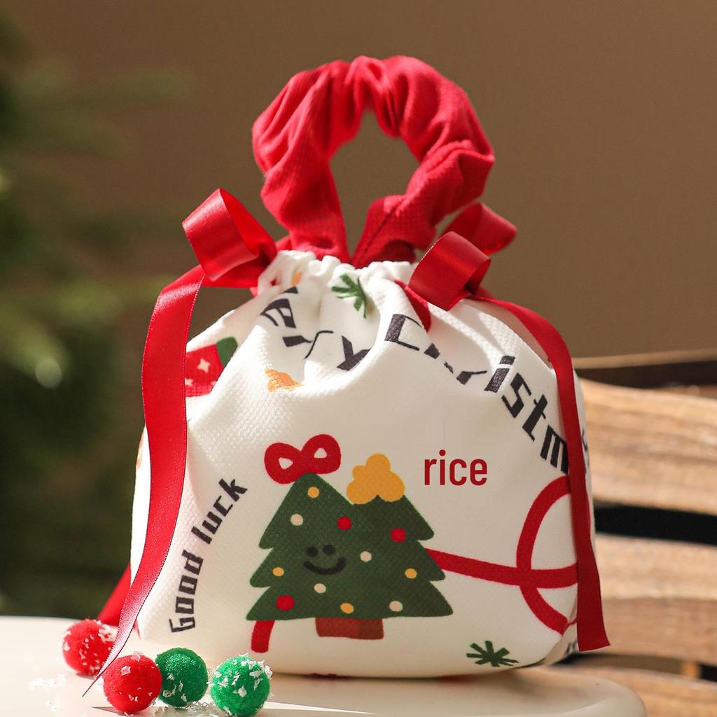 2025 Christmas Eve Peace Apple Gift Bag - Kids' Candy Holder