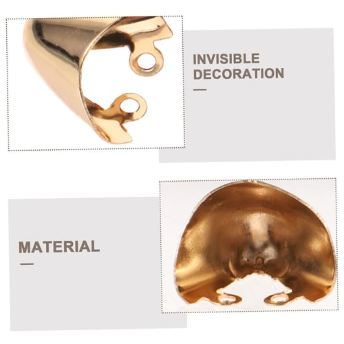 BIUDECO Shoe Protectors, Heel Tip Covers for High Heels, Metal Toe Protectors, Various Designs, Perfect for Weddings and Parties, 3 Pairs