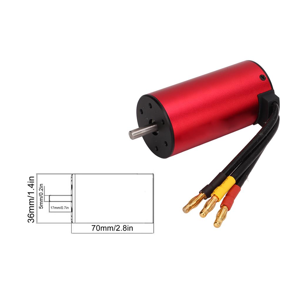 Brushless Motor ESC S3670 2150KV Waterproof Motor 120A ESC for Traxxas for HSP for HPI 1/18 RC Climbing Cars