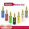 4MM Banana Plug Speaker Cable with Solderless Screw Terminal Connector