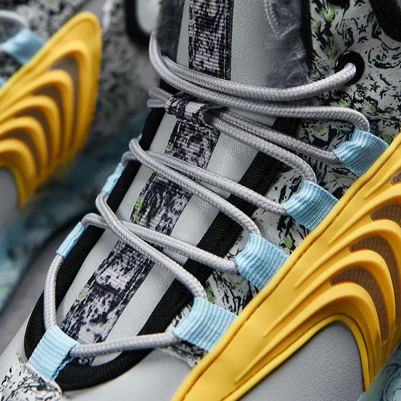 Men's Sneaker Winter Cotton Thickened Warm Running Shoes Basketball Shoes Wear-resistant and Anti-slip Sole D2009