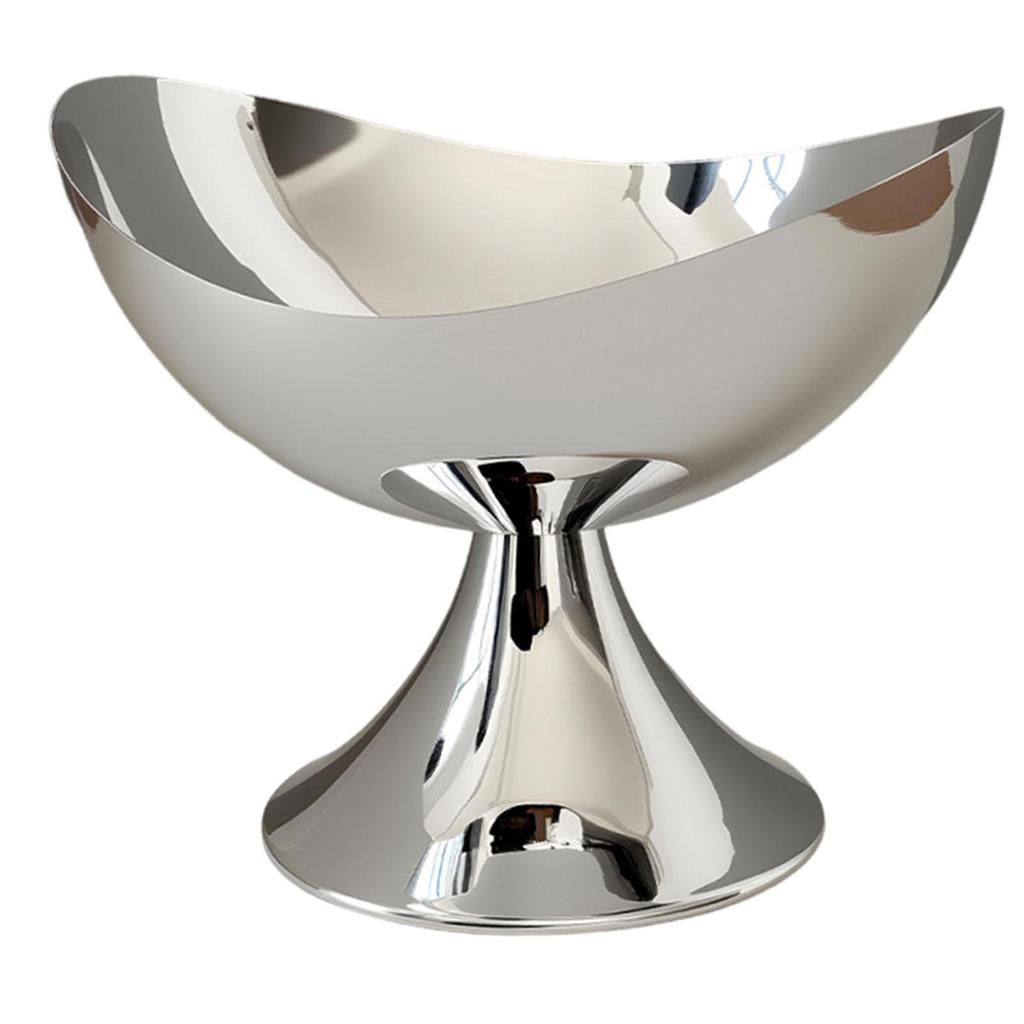 Decorative And Multifunctional Metal Fruit Bowl, Ideal for Storing Snacks Drinks, Perfect