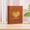 6 Inch 100 Pockets Photo Album Gold Stamped Insert Pocket Design Photo Storage Album Leather Surface Laminated Compatible
