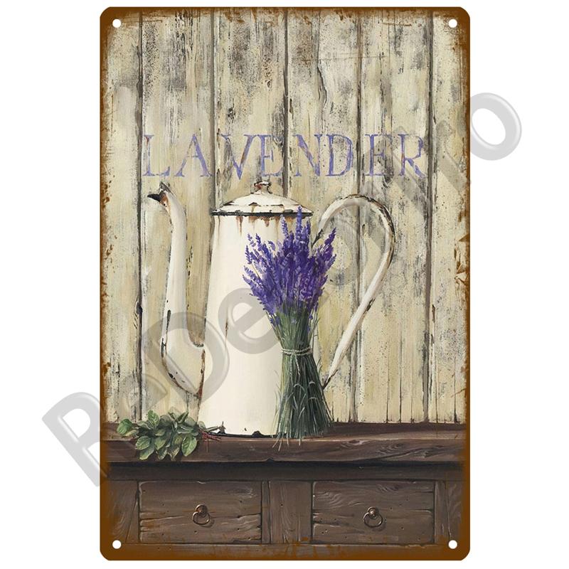 Garden Flower Rules Metal Sign Vintage Metal Plaque Plates Decor For Pub Bar Home Wall Decor Art Tin Signs Flower Poster Gift