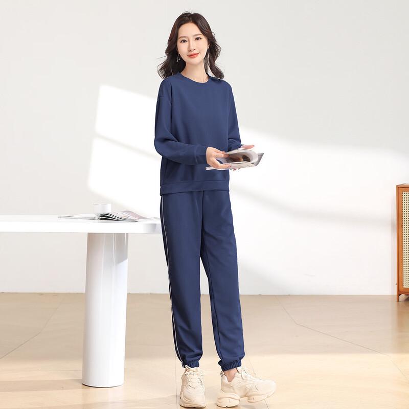 Sanpowa Waffle Knit Athletic Tracksuit