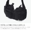 X-girl Multi-Pocket Shoulder Bag 105253053009 Black One Size