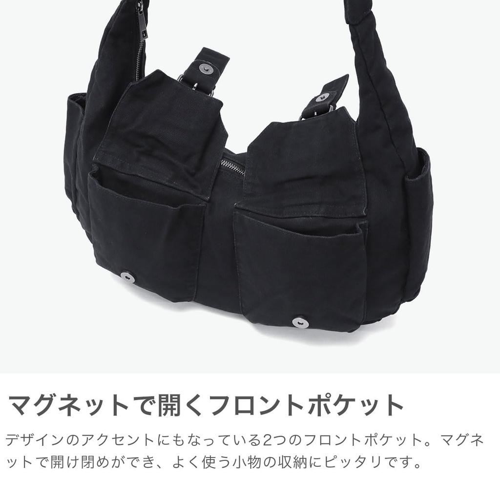 X-girl Multi-Pocket Shoulder Bag 105253053009 Black One Size