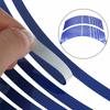 Blue Wheel Rim Sticker Edge Strip Reflective Wheel