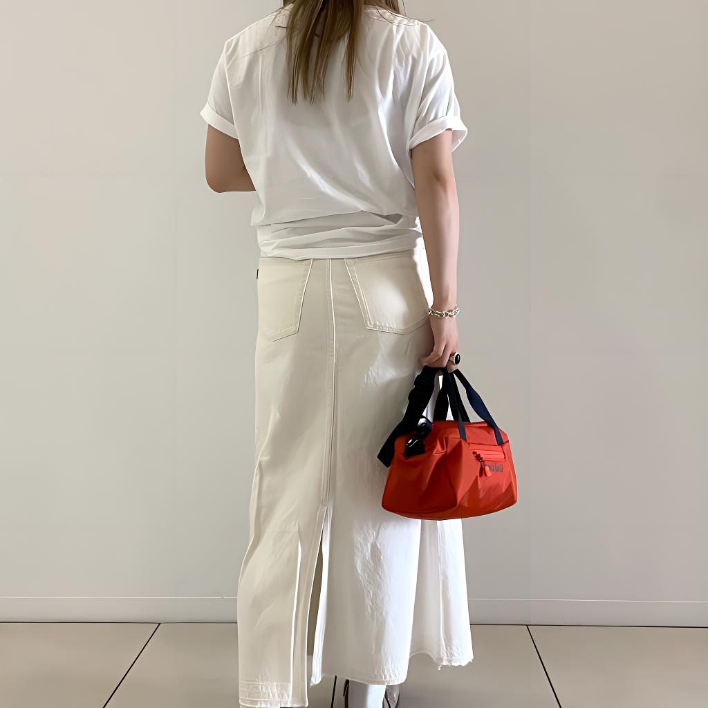 MONTBELL 5L Lightweight and large-capacity handbag nylon orange unisex for couples