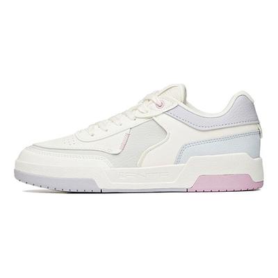 Life Collection Wafers Abrasion Resistant Breathable Low Top Skateboard Shoes Women's White Gray Purple 922118081-1