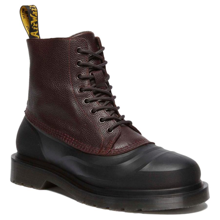 Dr. Martens 1460 Leder Mode Kurze Stiefel Unisex Stiefel Rot Schwarz 32119601