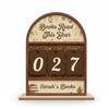 Wooden Books Read Tracker Standing Books Read This Year Reading Tracker Signage Craftwork Book Lovers Gift