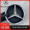 Car Sticker Grill Badge Grid Style Front Emblem for Mercedes Benz W205 W212 W213 W204 ML W166 CLA C117 A W176 W177 C W204 E GLK