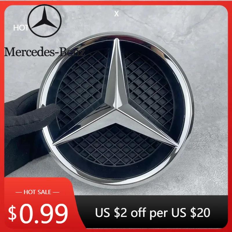 

Car Sticker Grill Badge Grid style Front Emblem for Mercedes benz W205 W212 W213 W204 ML W166 CLA C117 A W176 W177 C W204 E GLK A-W176 2013-2018