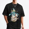 Witch Hat Atelier Anime T Shirt Washed Short Sleeve Oversize T-Shirts  Fashion Men Women Streetwear Summer Tops Tees