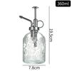 New Colorful Glass Flower Watering Sprayer Maple Leaf Shape High-End Hand-Press Type360mlGarden Sprinkler Spray Bottle