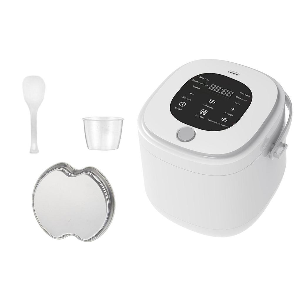 Compact 2L Electric Rice Cooker with Heating