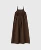 General Idea Check Sleeveless Long Dress [Dark Brown] / Gf2Lop519