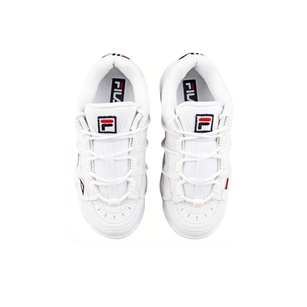Fila Barricade Serie Mode Klassisch Retro Sport Lässig Vielseitig Bequem Trendig Niedrig geschnitten Dad Schuhe Unisex Sneaker Weiß FS1HTB1051X_WWT