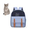 Cat Backpack Large Capacity Portable Brthable Dog Cat Carrying Double Shoulder Bag for Pet Outing Travel Hiking