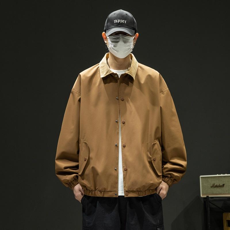 

Spring and Autumn New Season: Baseball Uniform, Male Pilot, American Ruffian, Handsome Vintage Couple, Casual Jacket, Men s Lapel Jacket 3XL