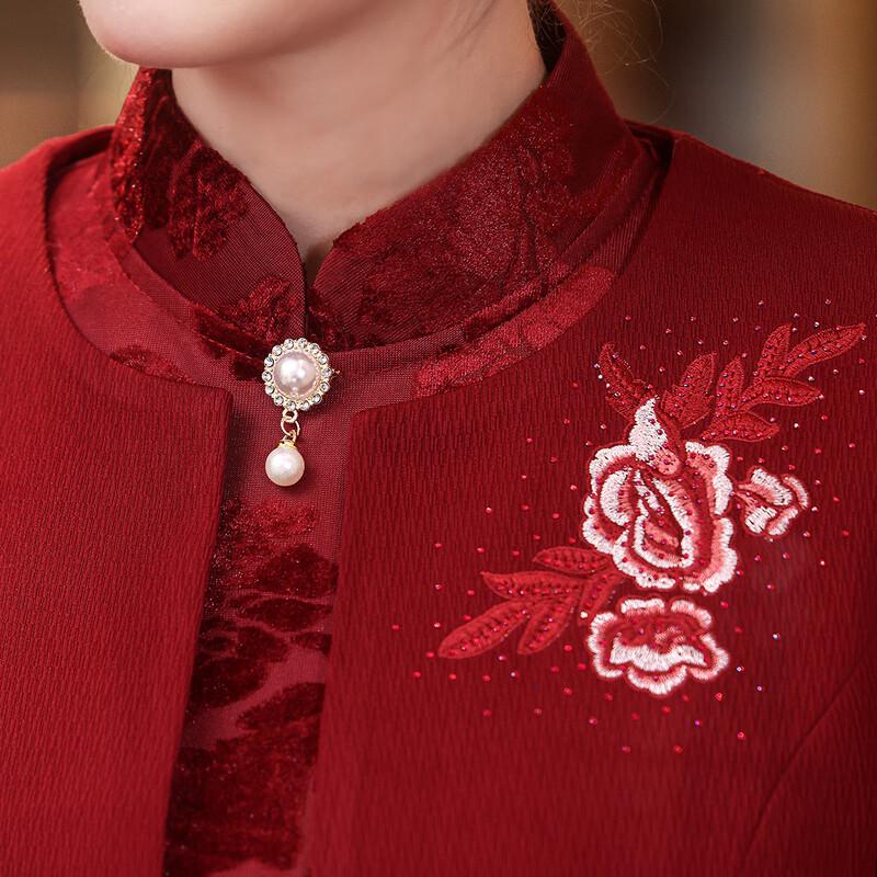 Pasite Festive Mother's Banquet Two-Piece Dress