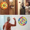Dinosaur Dart Board for Kids 26 Inches Double-Sided Safe Game with 16 Balls Montessori Toys Indoor Outdoor Play Gift